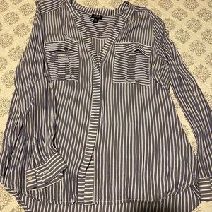 Striped button up shirt